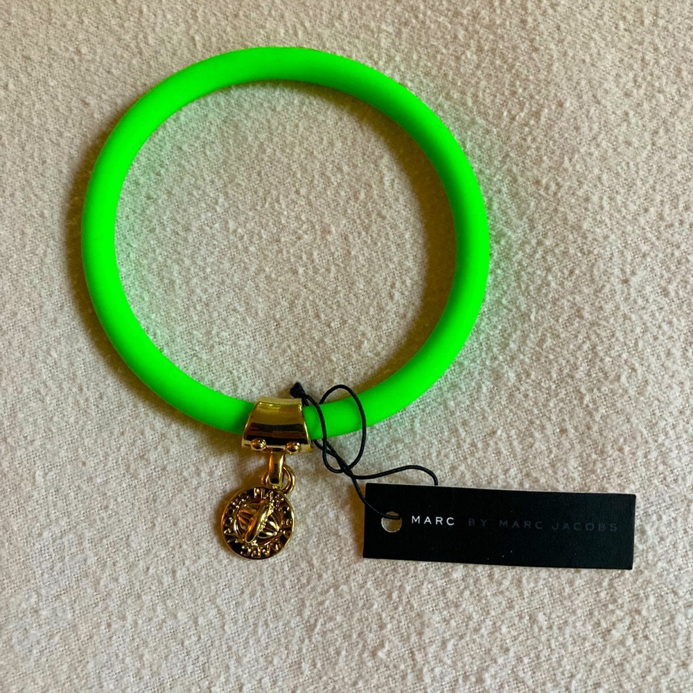 Marc Jacobs Neon Green Charm Bracelet